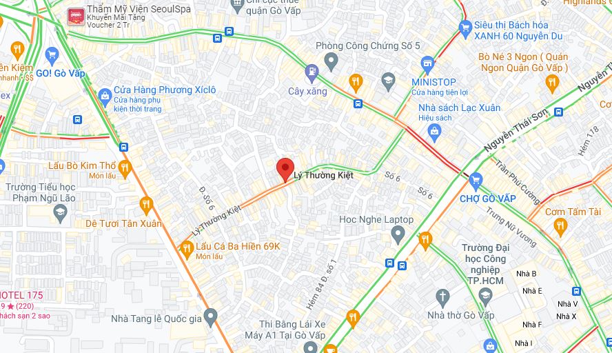 Bán nhà đường Lý Thường Kiệt Quận Gò Vấp dưới 6 tỷ