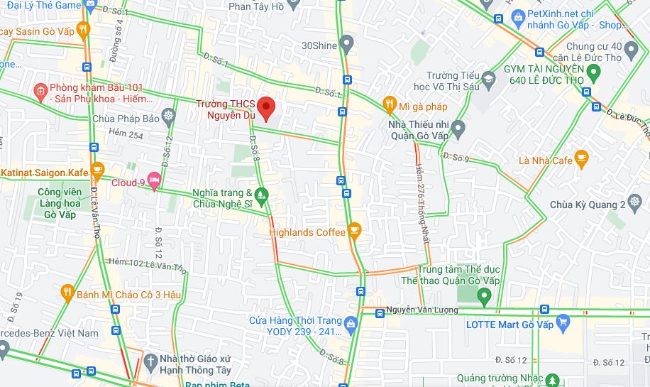 Bán nhà Đường số 8 Quận Gò Vấp dưới 6 tỷ