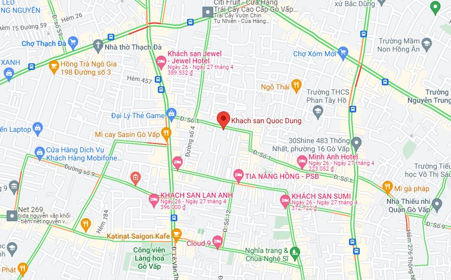 Bán nhà Đường số 1 Quận Gò Vấp dưới 10 tỷ