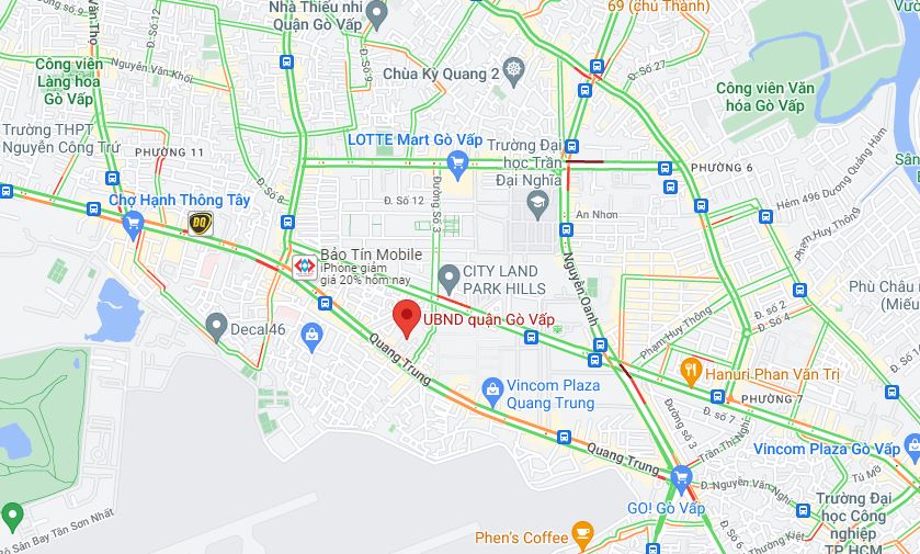 Bán nhà hẻm xe hơi đường Quang Trung Quận Gò Vấp dưới 10 tỷ